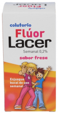Fluor Semanal 0,02% 100 Ml. Fresa - Lacer