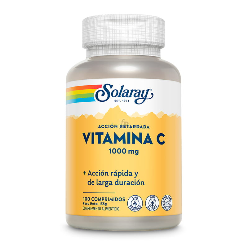 Solaray Vitamina C 1000 mg. 100 Cápsulas