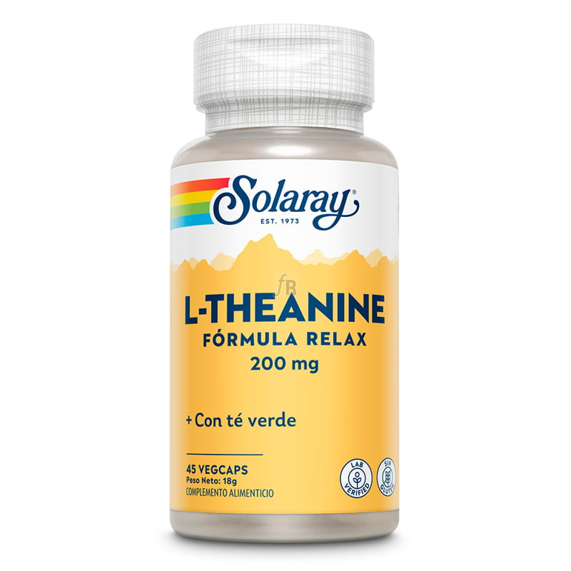 Solaray L-Theanine 200 Mg. 45 Cápsulas