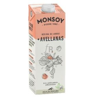 Monsoy Bebida Vegetal De Arroz Con Avellanas 1Lt 6Uds.