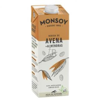 Monsoy Bebida Vegetal De Almendras Con Avena 1Lt 6Uds.Bio