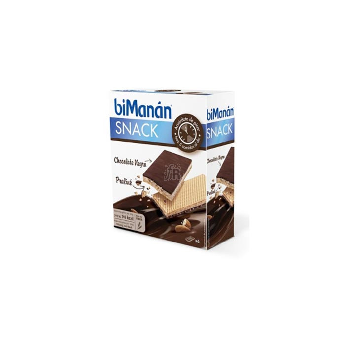 Bimanan Snack Chocolate Negro y Praline 20 G 6 B