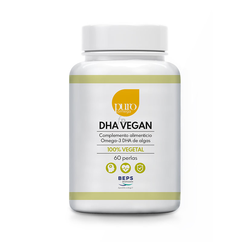 Puro Omega Beps Natural DHA Vegan 60 Perlas