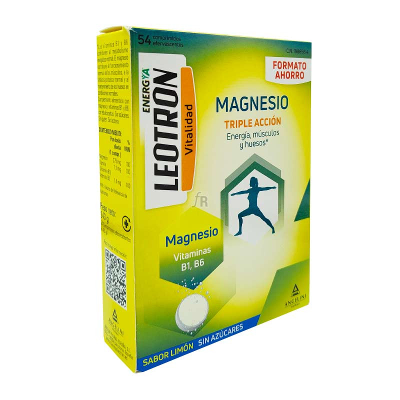 Leotron Magnesio Angelini 54 Comprimidos Efervescentes
