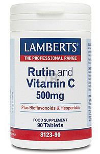 Rutin + Vit. C + Bioflavonoides 90 Comp. - Lamberts