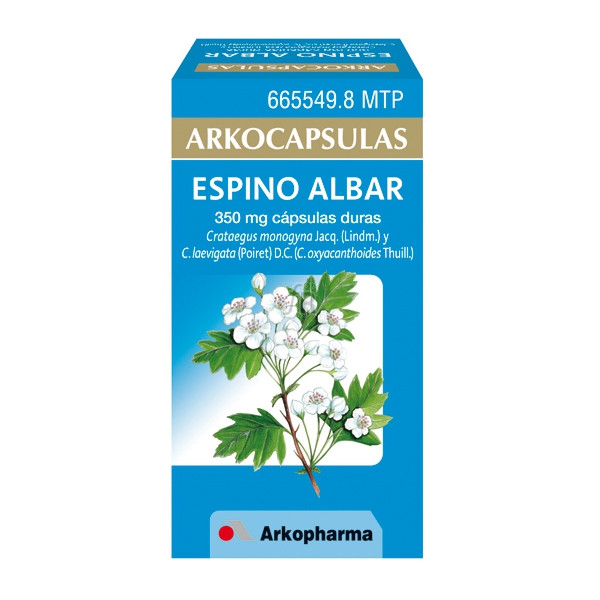 Arkocapsulas Espino Albar (350 Mg 48 Capsulas) - Arkopharma