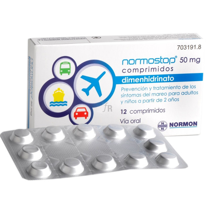 Normostop (50 Mg 12 Comprimidos Recubiertos (Al/Al)) - Normon
