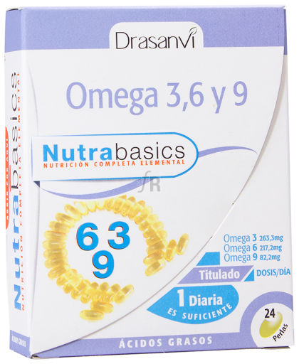 Nutrabasics Omega 3-6-9 24Perlas - Drasanvi
