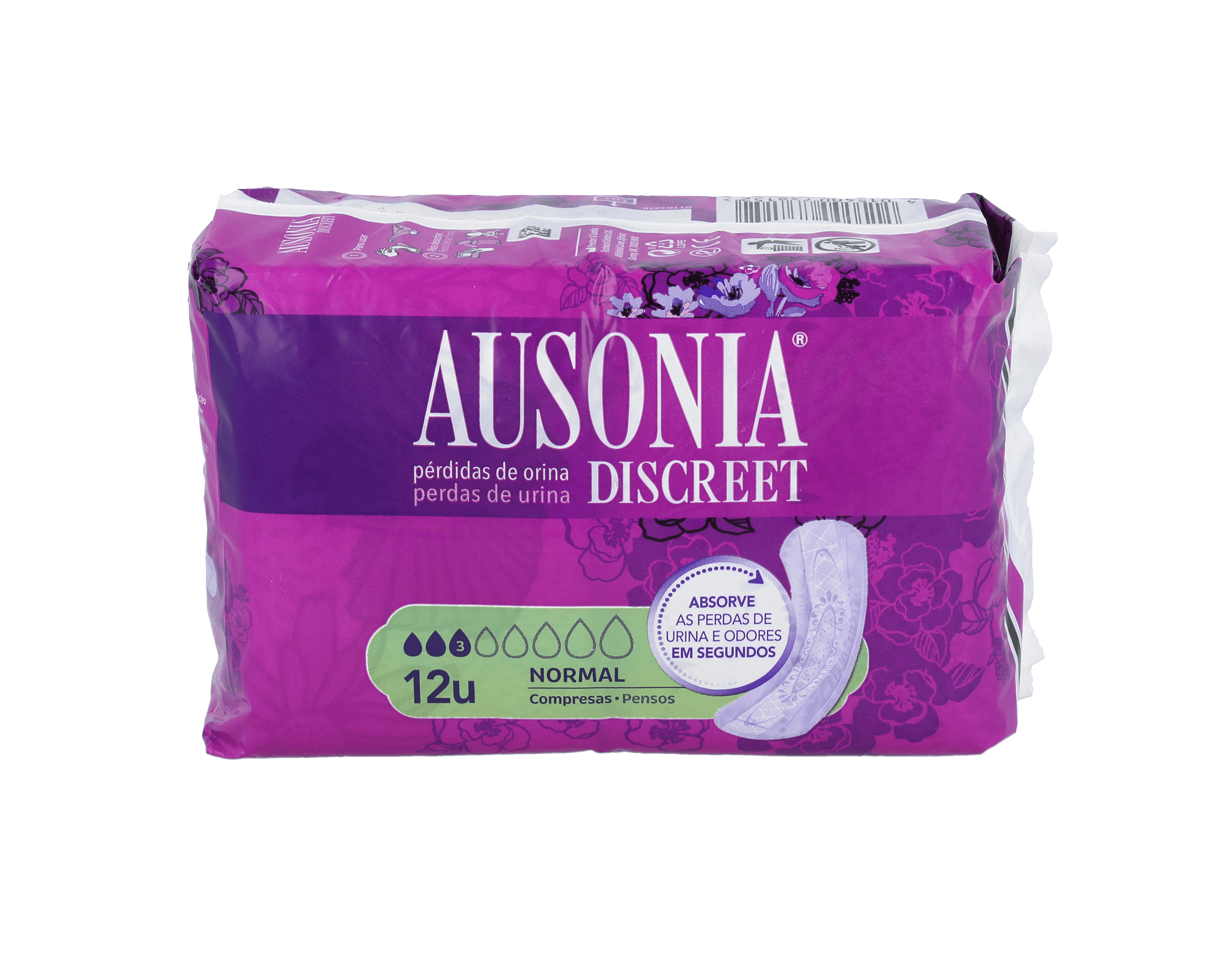 Ausonia Discreet Normal 12 Un (3 Gotas)