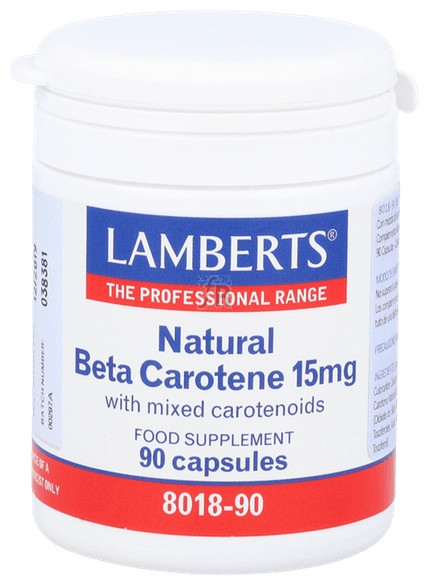 Beta Caroteno 15Mg 90 Cápsulas Lamberts