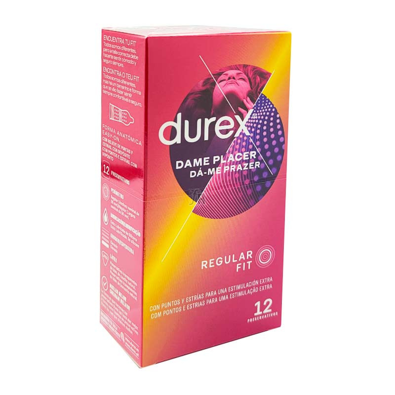 Preservativos Durex Pleasuremax 12 Und.