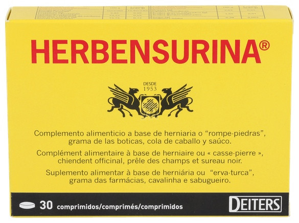 Herbensurina Renal 30 Comp - Varios