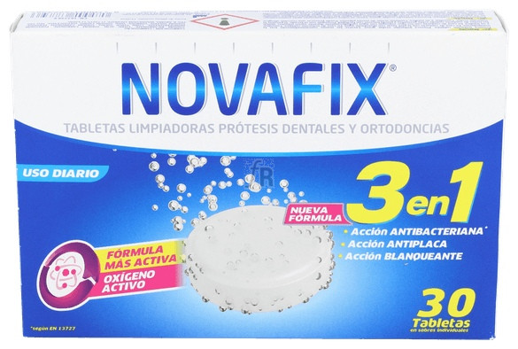 Novafix Tabletas Antibacterianas 3 En 1 Limpieza - Urgo