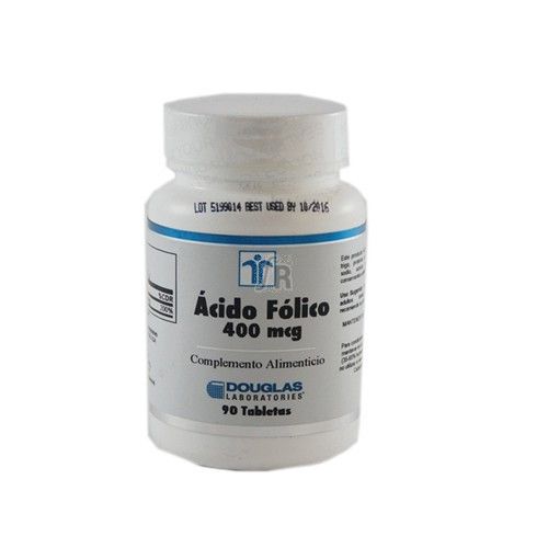 Douglas Folic Acid 400Mcg 90 Tabletas