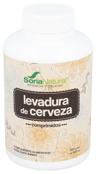 Soria Natural Levadura de Cerveza 500 Comprimidos