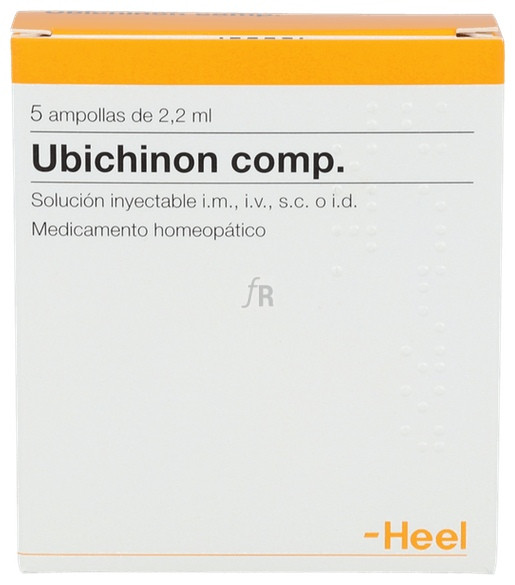 Ubichinon compositum 5 ampollas 2,2 ml