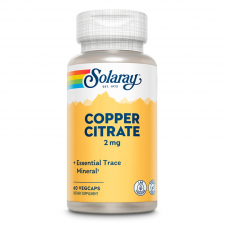 Solaray Copper (Cobre) Citrate 2 Mg 60 Vegcaps