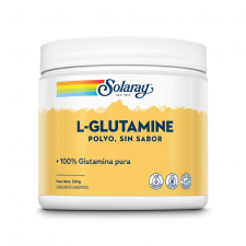 Solaray L-Glutamine Sabor Neutro Polvo 300Gr.