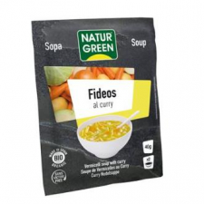 Naturgreen Sopa De Fideos Con Curry 6 Sobres