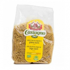 Castagno Fideos Finos De Trigo Duro Integral 500 G  Eco