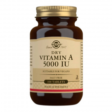 Solgar Vitamina A 5000 Ui Seca 100 Comprimidos