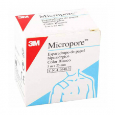 Esparadrapo Hipoalergico Papel Micropore-Blanco - Ortogras