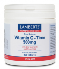Vitamina C 500Mg. Time Lib. Sostenida 250 Comp. - Lamberts