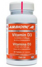Vitamina D3 5000Ui 30 Comp. - Airbiotic