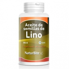 Naturbite Aceite De Semillas De Lino 1000Mg. 60 Caps