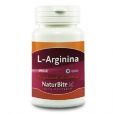 Naturbite L-Arginina 500Mg. 60 Caps