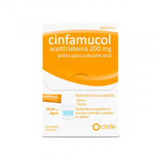 Cinfamucol Acetilcisteina (200 Mg 20 Sobres) - Cinfa