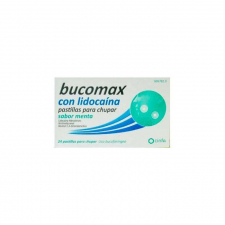 Bucomax Lidocaina (24 Pastillas Para Chupar Menta) - Cinfa