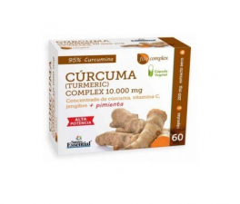 Nature Essential Cúrcuma 95%+Jengibre+Pimienta+Vit C 60 Cápsulas - Farmacia Ribera
