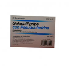 Gelocatil Gripe Pseudoefedrina (20 Comprimidos) - Ferrer