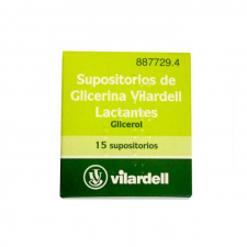 Supositorios Glicerina Vilardell Lactantes (0,92 G 15 Supositorios) - Varios