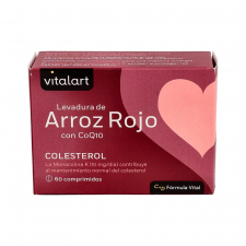 Vitalart Levadura De Arroz Rojo Con Coq10 60 Comprimidos