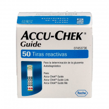 Tiras Reactivas Glucemia Accu-Chek Guide 50 Tiras