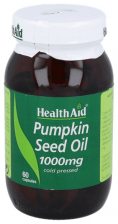 Aceite de semilla de calabaza 1.000 mg 60 Cápsulas - Health Aid