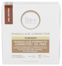 Be+ Maquillaje Compacto Corrector Spf30 Oil Free Piel Oscura - Farmacia Ribera