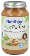 Ecopotito Nutribén Verduras de la Huerta y Pavo 250 Gr.