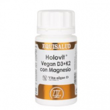 Equisalud Holovit Vegan D3+K2 Con Magnesio 50 Caps