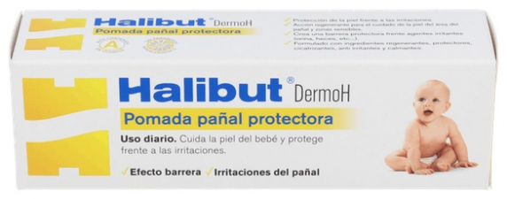 Halibut Dermo H Pomada Pañal Protectora 45Gr - Aquilea-Uriach