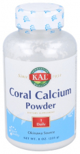 Coral Calcium Powder Polvo 225Gr Solaray