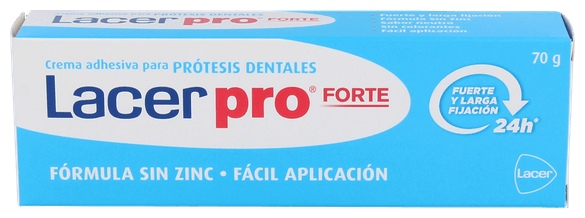 Lacerpro Forte Adhesivo Prótesis Dental 70G - Farmacia Ribera