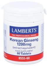 Lamberts Ginseng Coreano 1200Mg 60 Tabletas 