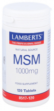 Msm 1000 Mg 120 Tabletas Lamberts