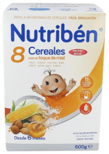 Nutriben 8 Cereales Con Miel Y Frutos Secos 600 - Alter Fcia