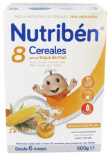Nutriben 8 Cereales Y Miel 600 G - Alter Fcia