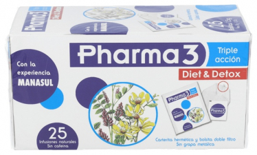 Pharma 3 Triple Accion 25 Bolsas