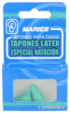 Tapones Oidos Maries Latex Espuma Natacion 2U - Varios